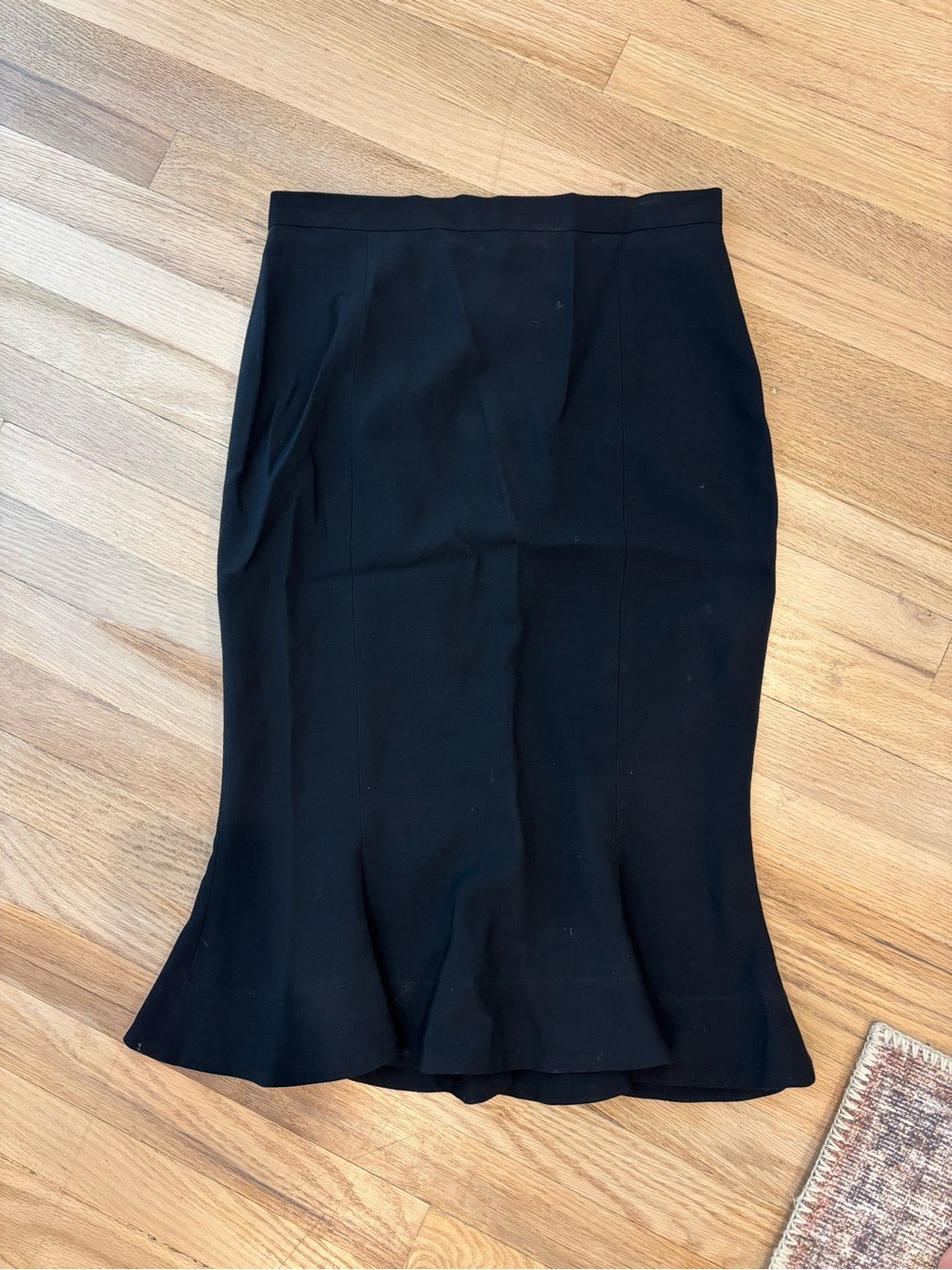 Vivienne Westwood Black Pencil Skirt with Subtle Flare